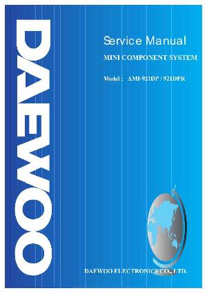 Сервисная инструкция Daewoo AMI-921DP, DPR ― Manual-Shop.ru
