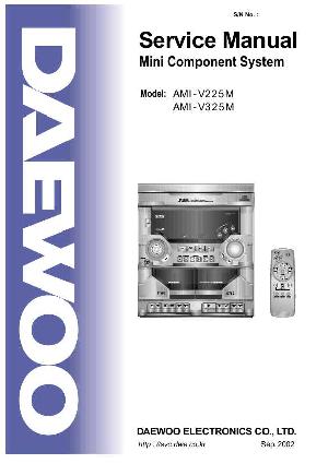Сервисная инструкция Daewoo AMI-V225M, AMI-V325M ― Manual-Shop.ru