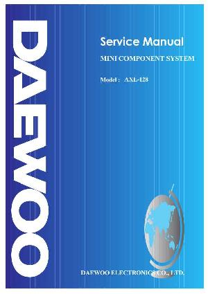 Сервисная инструкция Daewoo AXL-128 ― Manual-Shop.ru