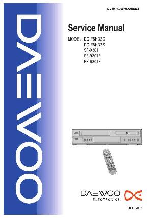 Сервисная инструкция Daewoo DC-F8HD2D ― Manual-Shop.ru