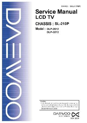 Service manual Daewoo DLP-2612, DLP-3212, SL-210P ― Manual-Shop.ru
