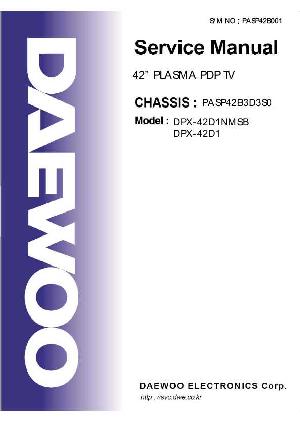 Service manual Daewoo DPX-42D1, NMSB ― Manual-Shop.ru