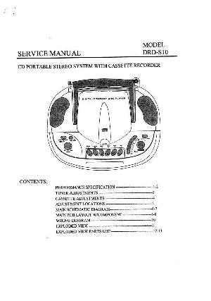 Service manual Daewoo DRD-S10 ― Manual-Shop.ru