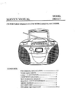 Service manual Daewoo DRD-S11 ― Manual-Shop.ru