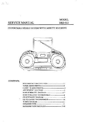 Сервисная инструкция Daewoo DRD-S12 ― Manual-Shop.ru