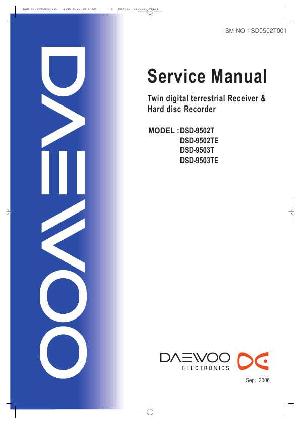 Сервисная инструкция Daewoo DSD-9503 ― Manual-Shop.ru