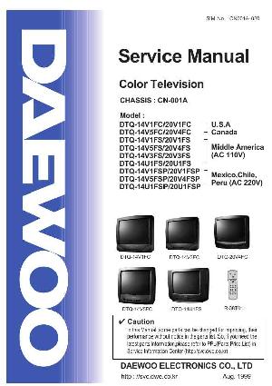 Service manual Daewoo DTQ-14V1FC ― Manual-Shop.ru