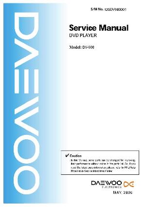 Сервисная инструкция Daewoo DV-900 ― Manual-Shop.ru