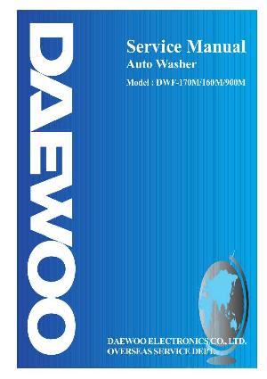 Сервисная инструкция Daewoo DWF-170M, DWF-160M, DWF-900M ― Manual-Shop.ru