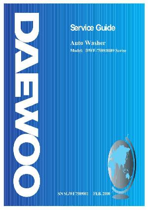 Сервисная инструкция Daewoo DWF-7589, DWF-8089 ― Manual-Shop.ru