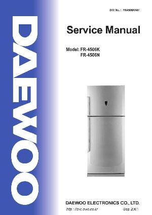 Service manual Daewoo FR-4506N, FR-4506K ― Manual-Shop.ru