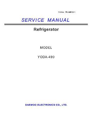 Сервисная инструкция Daewoo FR-490P, FR-2001, YODA-490 ― Manual-Shop.ru