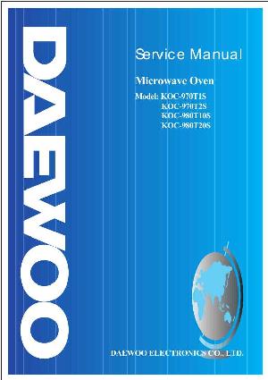 Сервисная инструкция Daewoo KOC-970T (1S, 2S, 10S, 20S) ― Manual-Shop.ru