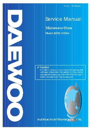 Сервисная инструкция Daewoo KOR-122S ― Manual-Shop.ru