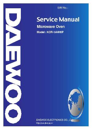 Сервисная инструкция Daewoo KOR-1A4H ― Manual-Shop.ru