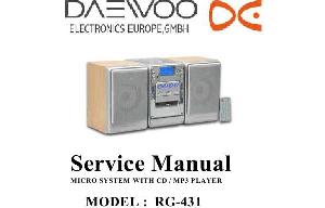 Сервисная инструкция Daewoo RG-431 ― Manual-Shop.ru