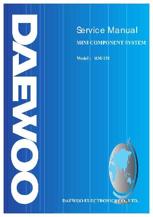 Сервисная инструкция Daewoo RM-151 ― Manual-Shop.ru