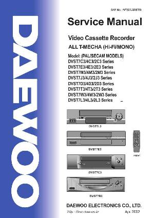 Сервисная инструкция DAEWOO ST831 ― Manual-Shop.ru