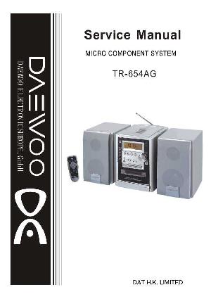 Сервисная инструкция Daewoo TR-654AG ― Manual-Shop.ru