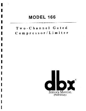 Service manual DBX 166 ― Manual-Shop.ru
