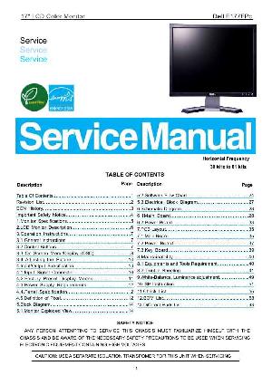 Service manual Dell E177FPC ― Manual-Shop.ru
