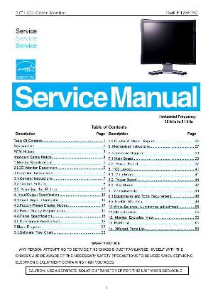 Сервисная инструкция Dell E178FPC ― Manual-Shop.ru