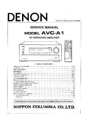 Service manual Denon AVC-A1 ― Manual-Shop.ru