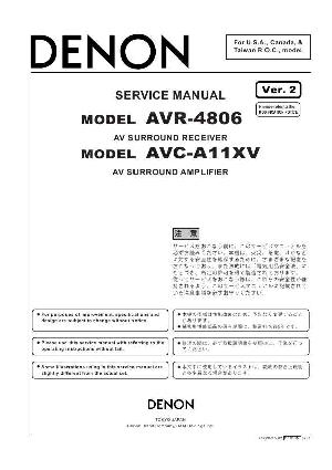 Сервисная инструкция Denon AVC-A11XV ― Manual-Shop.ru