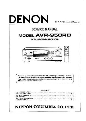 Service manual Denon AVR-950RD ― Manual-Shop.ru
