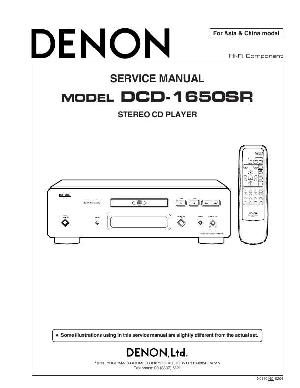 Service manual Denon DCD-F101 ― Manual-Shop.ru