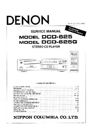 Service manual Denon DCD-625 ― Manual-Shop.ru