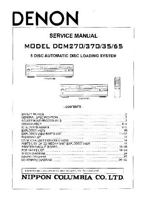 Service manual Denon DHT-487DV, DHT-487XP (AVR-487, DVD-557) ― Manual-Shop.ru