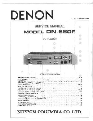 Service manual Denon DN-650F ― Manual-Shop.ru