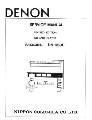 Сервисная инструкция Denon DN-950F ― Manual-Shop.ru