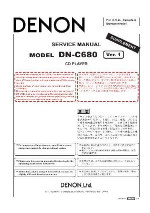 Service manual Denon DN-C680 ― Manual-Shop.ru
