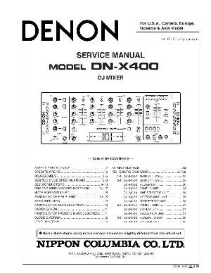 Service manual Denon DN-X400 ― Manual-Shop.ru