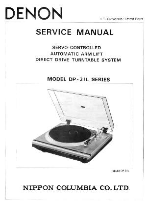 Сервисная инструкция Denon DP-31L ― Manual-Shop.ru