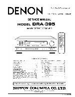 Сервисная инструкция Denon DRA-295, DRA-395