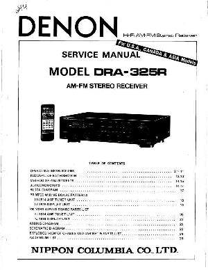 Service manual Denon DRA-325R ― Manual-Shop.ru