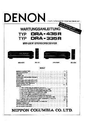 Service manual Denon DRA-335R, DRA-435R ― Manual-Shop.ru