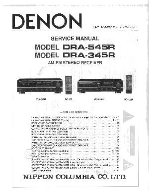 Сервисная инструкция Denon DRA-365RD, DRA-565RD ― Manual-Shop.ru