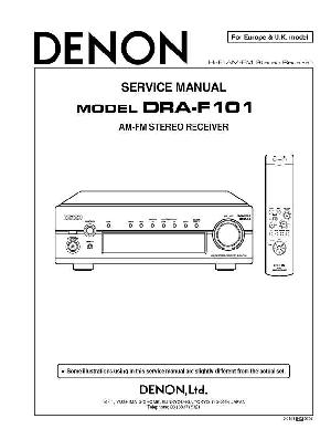Service manual Denon DRA-F101 ― Manual-Shop.ru