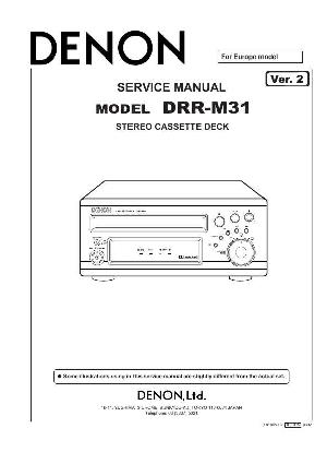 Service manual Denon DRR-M31 VER.2 ― Manual-Shop.ru