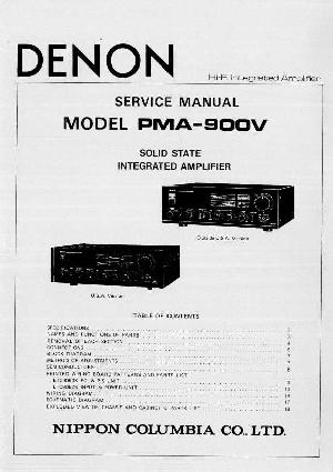 Service manual Denon PMA-900V ― Manual-Shop.ru