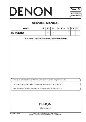 Сервисная инструкция Denon S-5BD ― Manual-Shop.ru