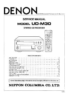 Сервисная инструкция Denon UD-M30 ― Manual-Shop.ru