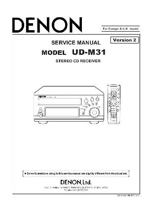 Сервисная инструкция Denon UD-M31 v.2 ― Manual-Shop.ru