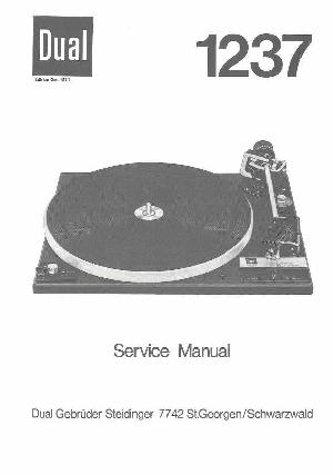 Service manual DUAL 1237 ― Manual-Shop.ru