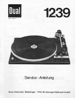 Сервисная инструкция Dual 1239 ― Manual-Shop.ru