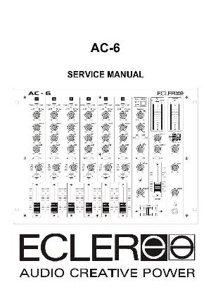 Сервисная инструкция Ecler AC-6 ― Manual-Shop.ru
